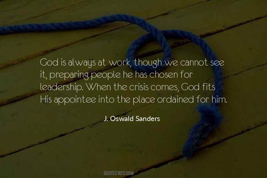 Crisis Of Leadership Quotes #943364