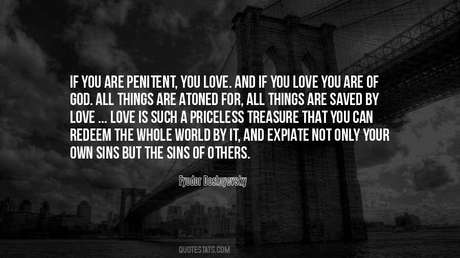 Penitent Love Quotes #1873735