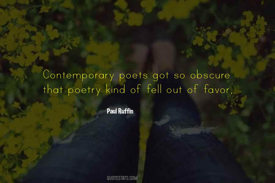 Contemporary Poets Quotes #358685