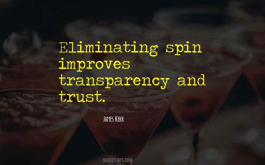 Transparency Trust Quotes #1505270