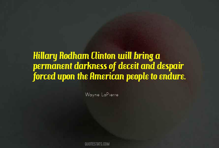 Rodham Clinton Quotes #1083596