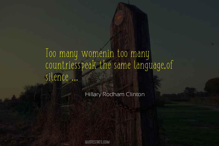 Rodham Clinton Quotes #1341070
