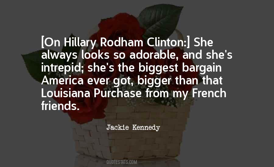 Rodham Clinton Quotes #327843
