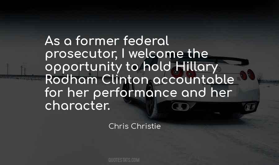 Rodham Clinton Quotes #815881