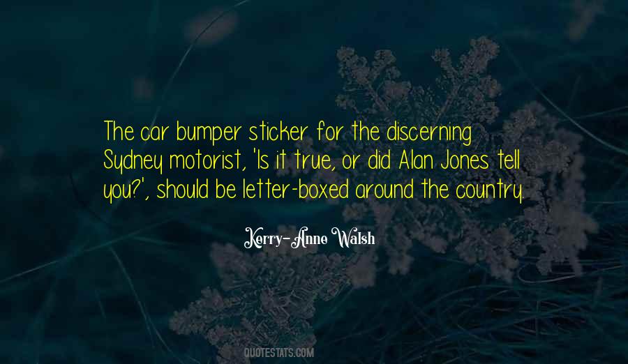 Car Bumper Sticker Quotes #40303