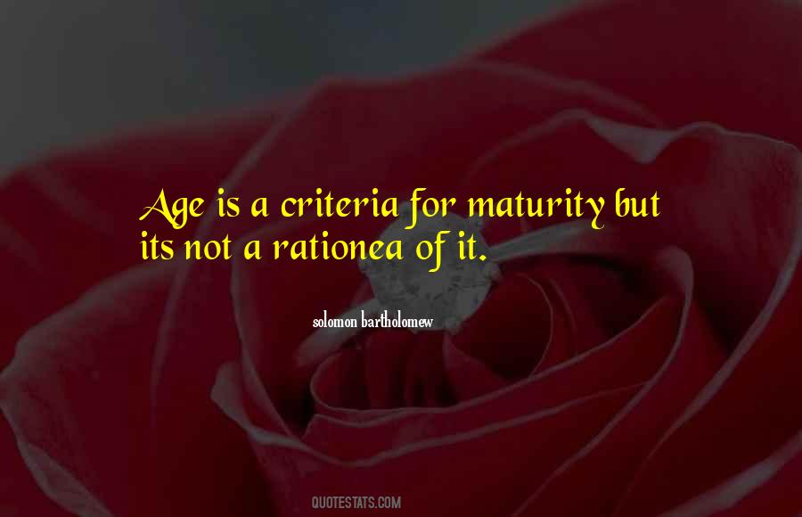 Age Is Quotes #1334160
