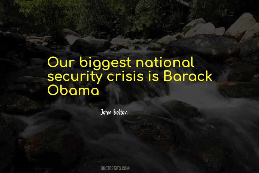 National Crisis Quotes #1163261