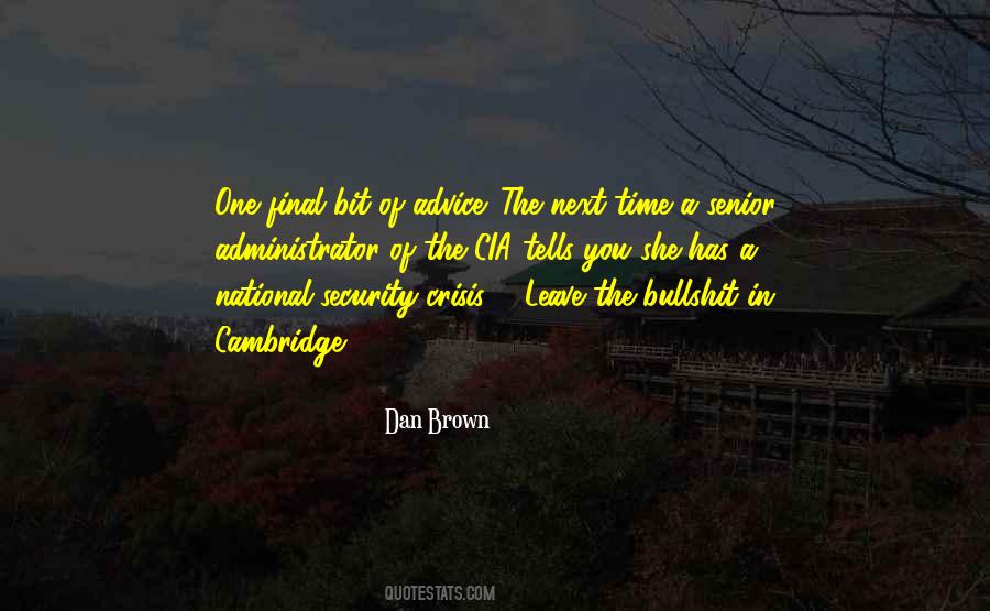 National Crisis Quotes #492875