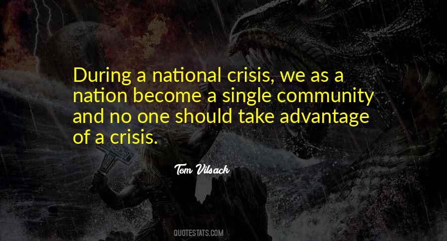 National Crisis Quotes #913603