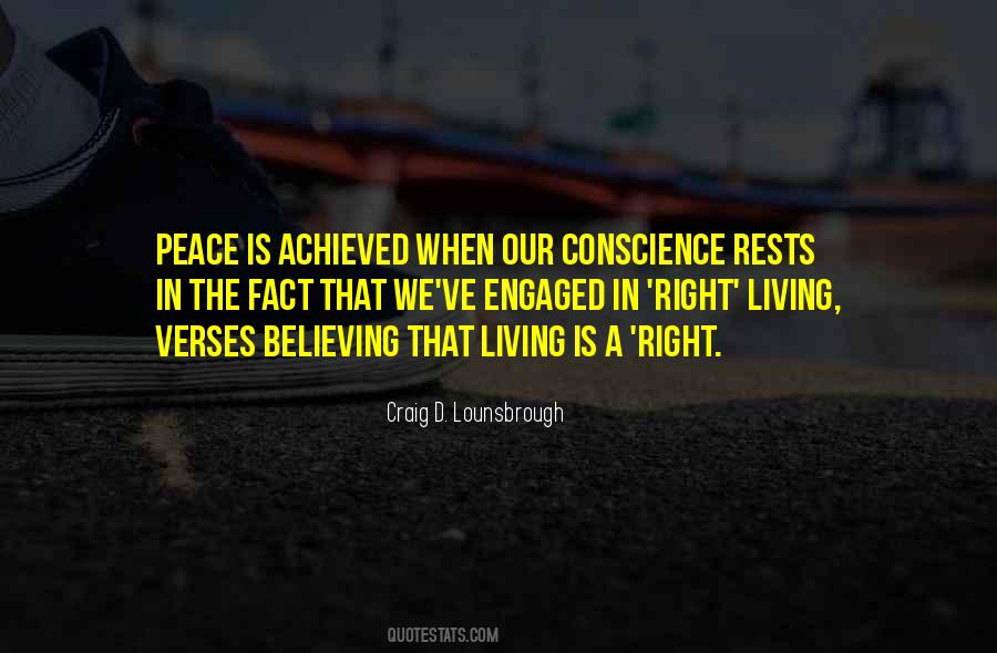 Quotes About Living Life In Peace #1784881