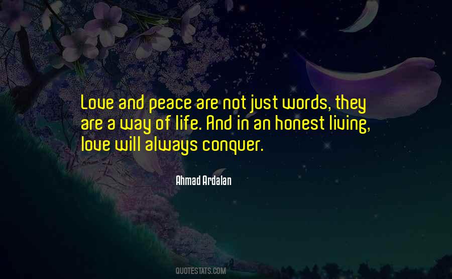 Quotes About Living Life In Peace #643919
