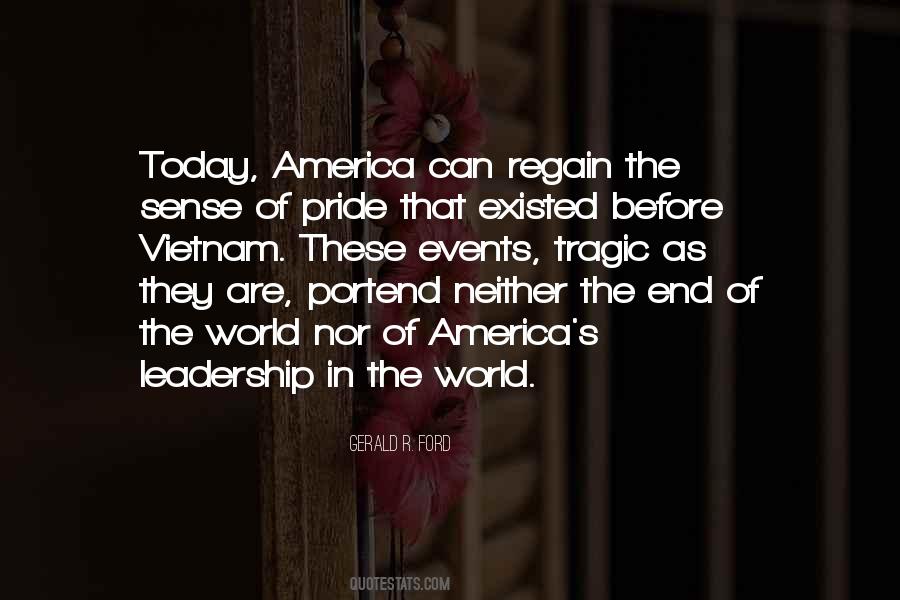 Sense Of Pride Quotes #49906