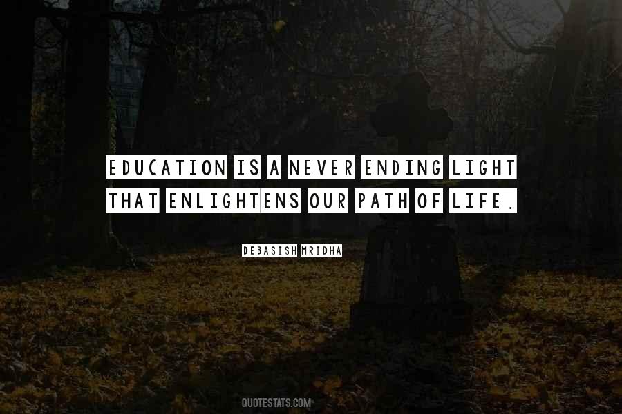 Never Ending Light Quotes #1758515