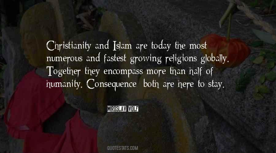 Christianity Islam Quotes #274956