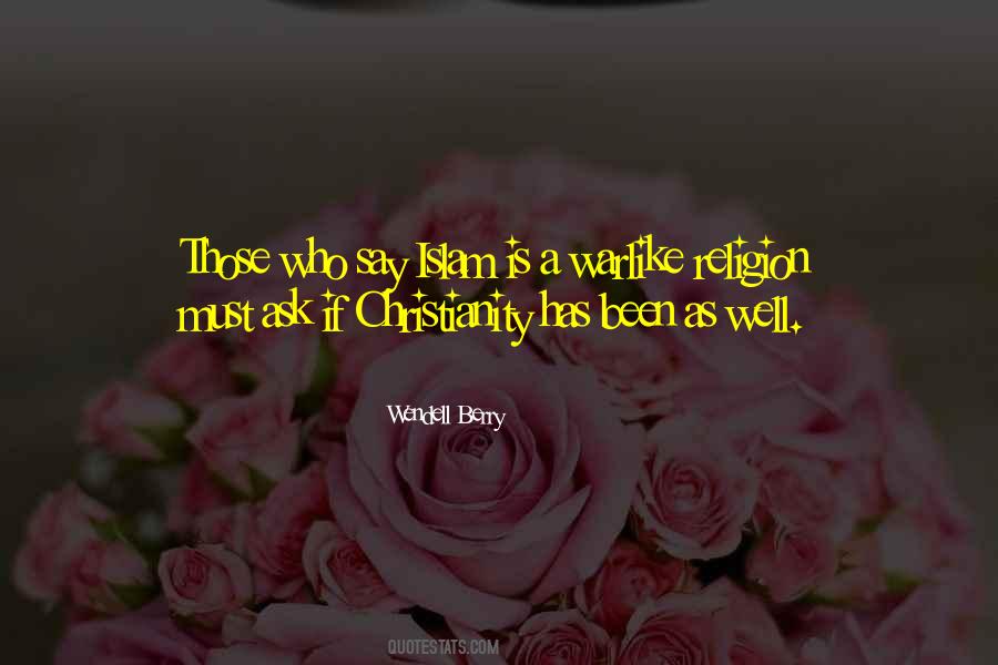 Christianity Islam Quotes #431001