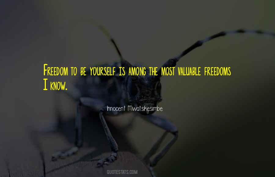 Freedoms To Quotes #239059