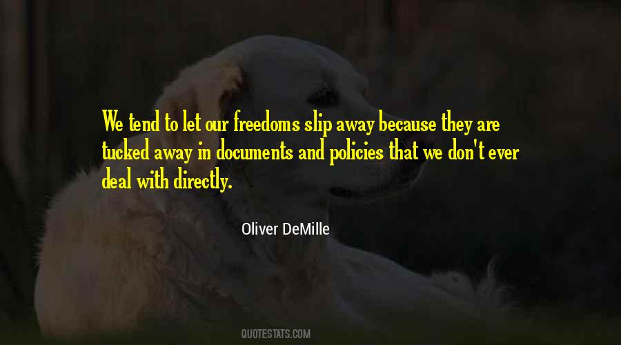 Freedoms To Quotes #31697