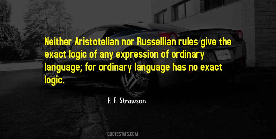 Ordinary Language Quotes #295013