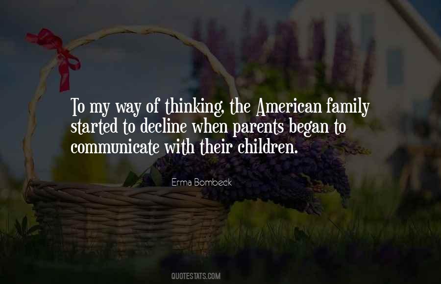 Family Decline Quotes #638928