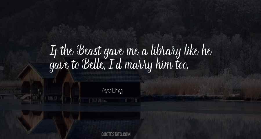 Beast And Beauty Quotes #1035712
