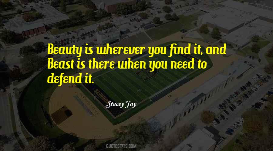 Beast And Beauty Quotes #1318099