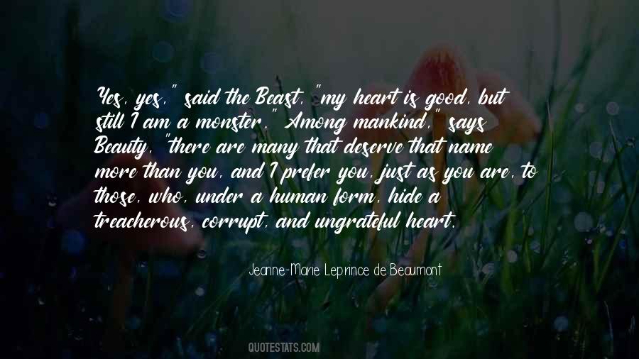 Beast And Beauty Quotes #977018