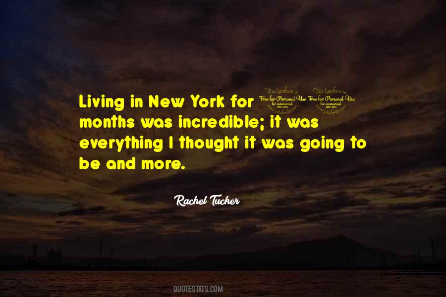 Quotes About Living In New York #1014758