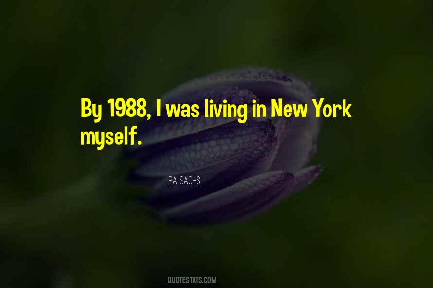 Quotes About Living In New York #11880