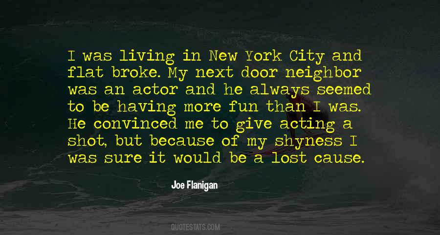 Quotes About Living In New York #1359104