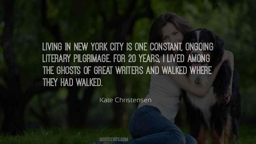 Quotes About Living In New York #1588287