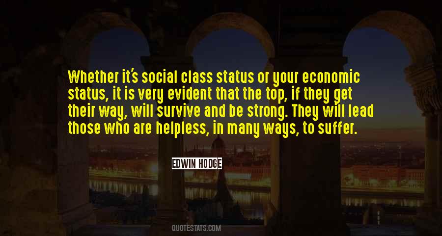 Class Status Quotes #1398103