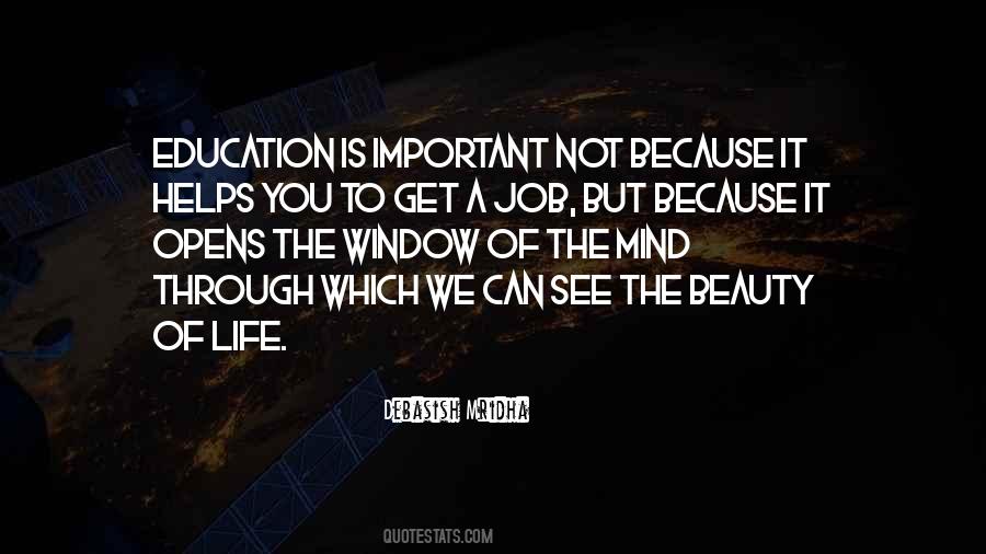 Most Important Job In Life Quotes #1499512