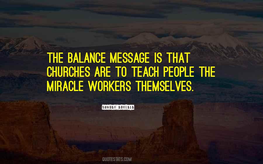 Balance Message Quotes #1119533