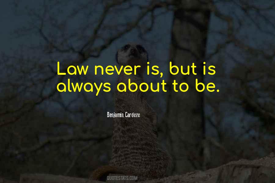 Cardozo Quotes #239372