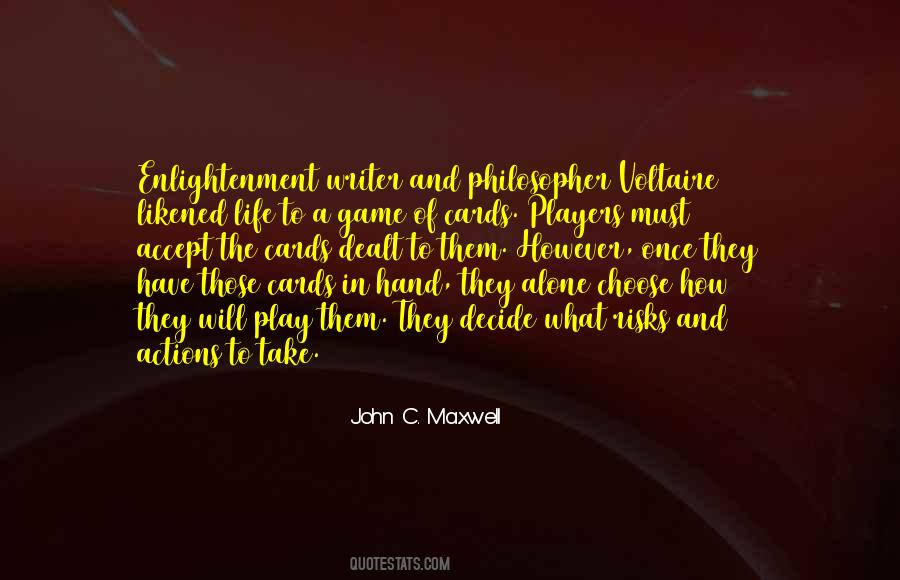 Cards Were Dealt Quotes #352700