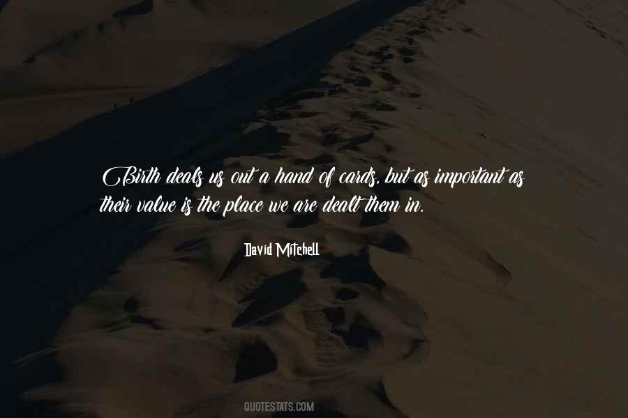 Cards Were Dealt Quotes #388183