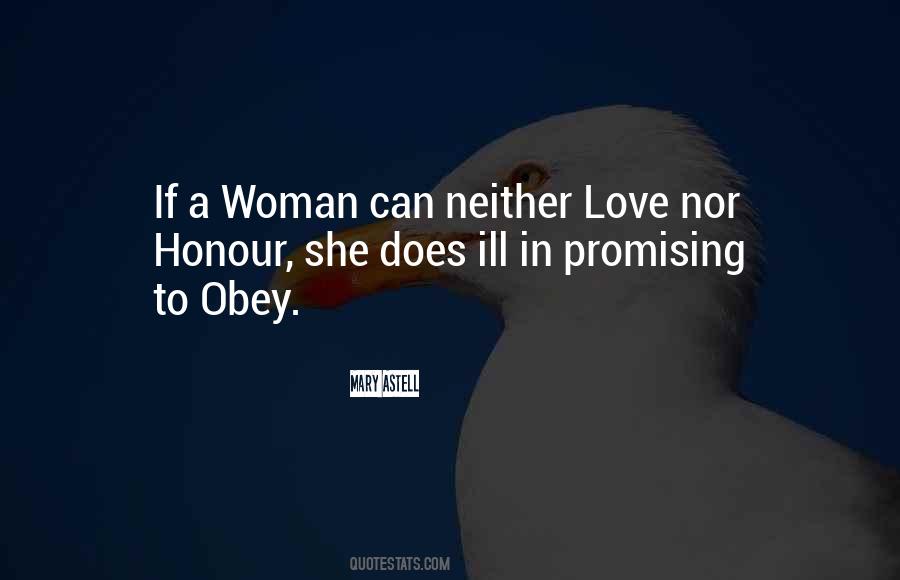 Love Honour And Obey Quotes #1257446