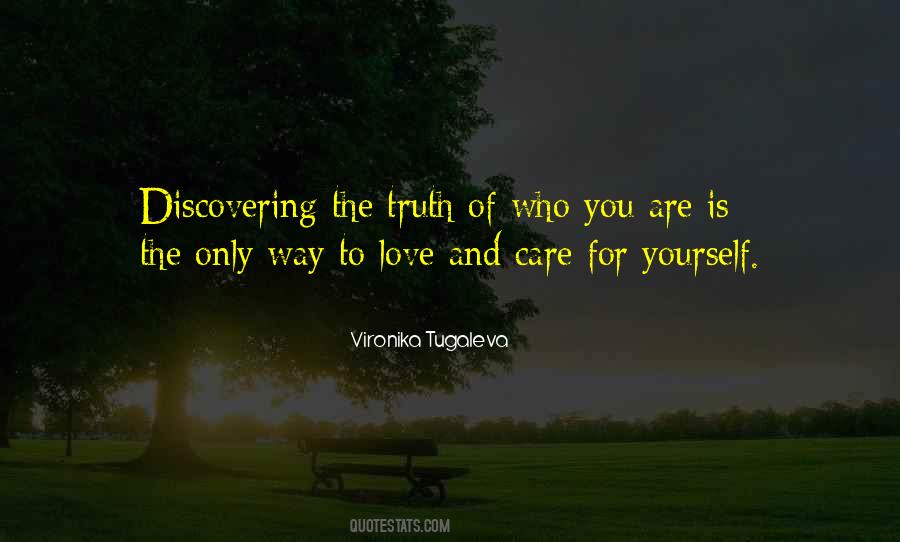 Care For Yourself Quotes #1383506