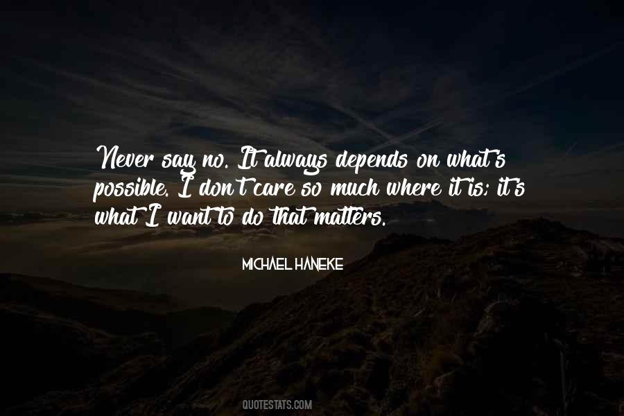 Care So Much Quotes #1567269
