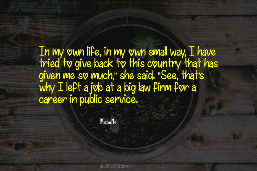 Career In Law Quotes #1145484