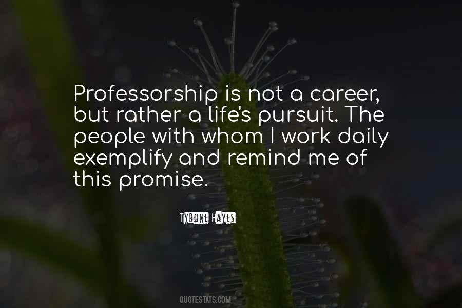 Career Pursuit Quotes #465940