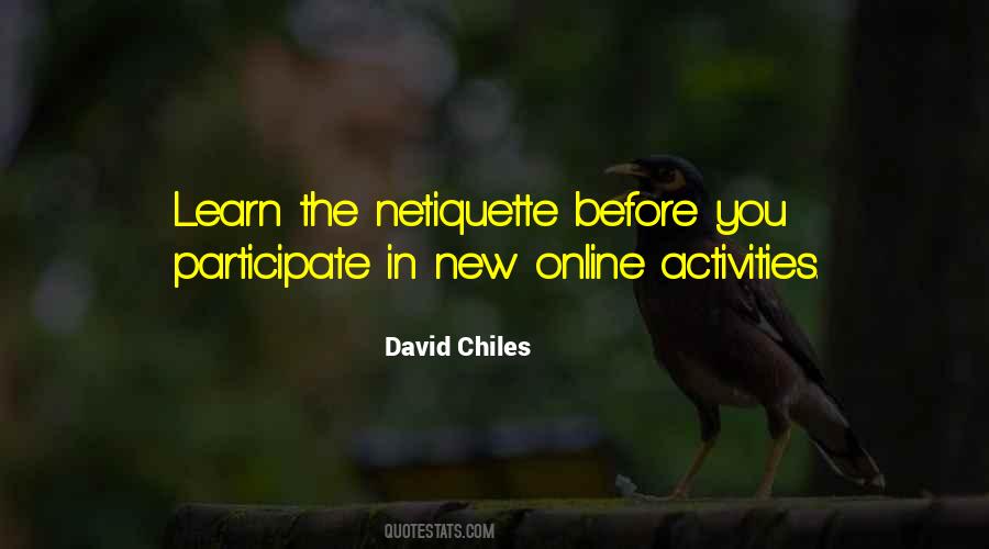 Principles Of Netiquette Quotes #1276898