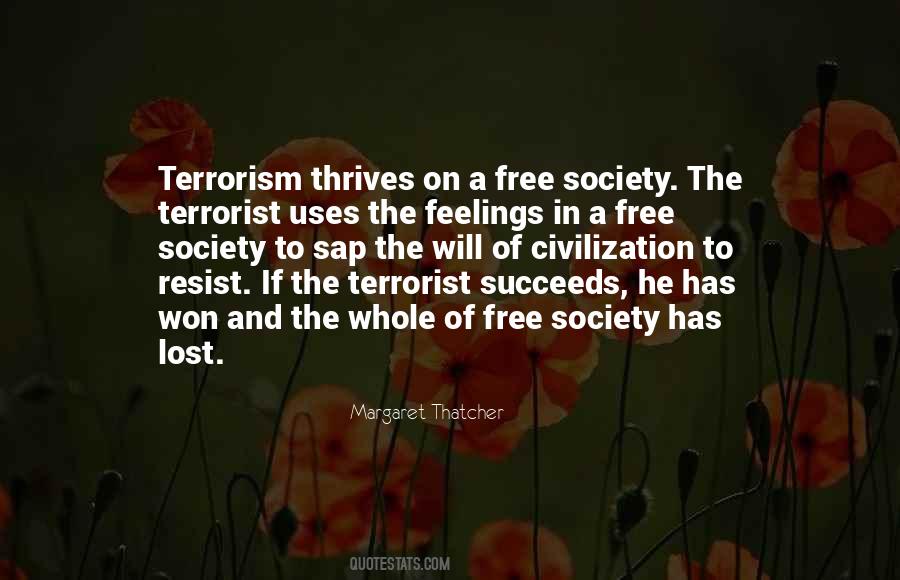 On Terrorism Quotes #48719