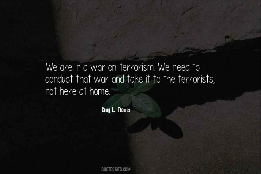 On Terrorism Quotes #84825