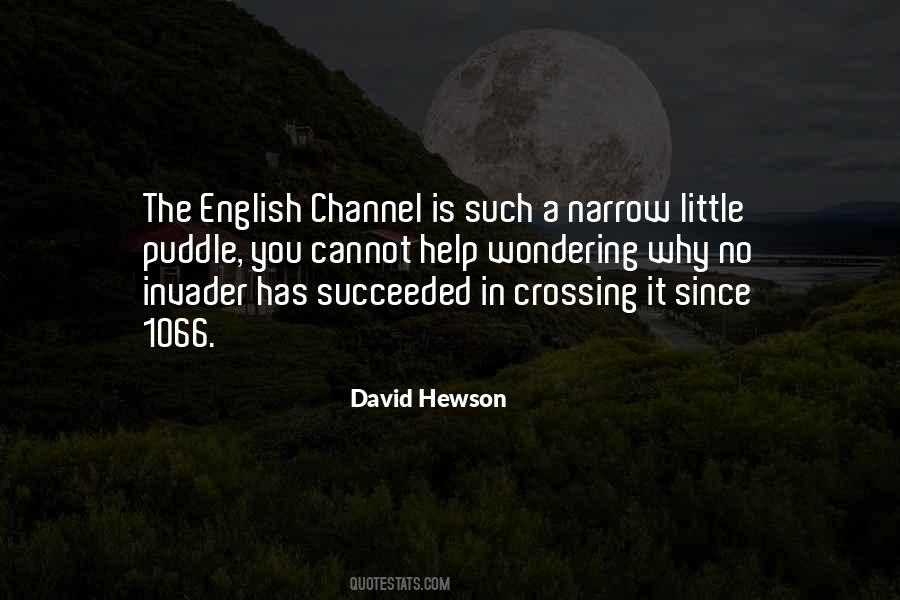 English Channel Quotes #1056929