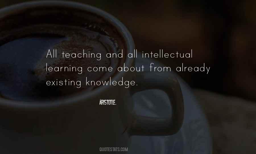 Knowledge Is Learning Something Quotes #46058