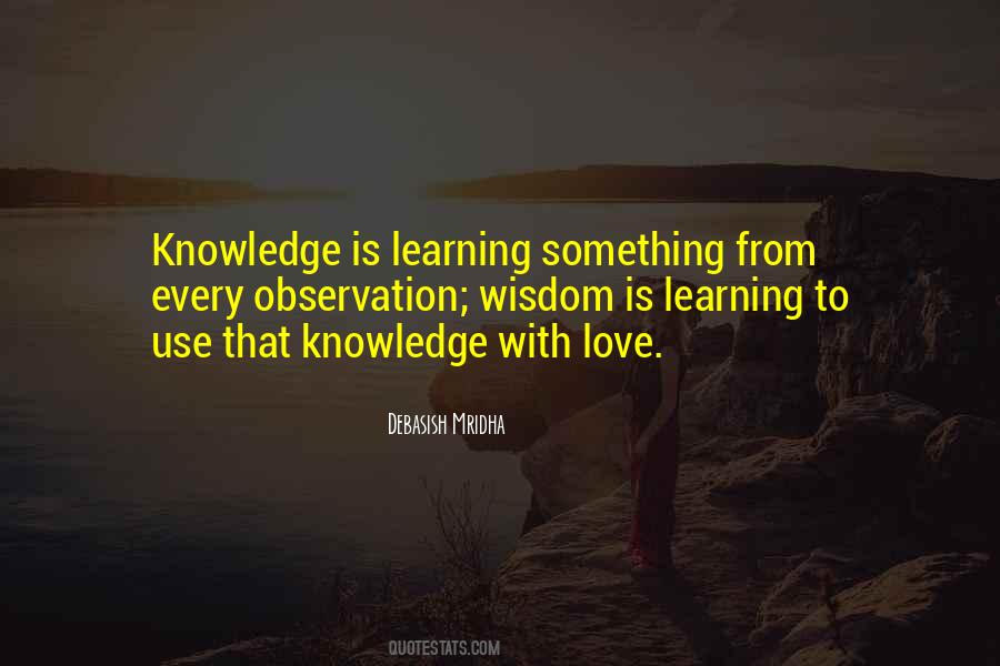 Knowledge Is Learning Something Quotes #807053