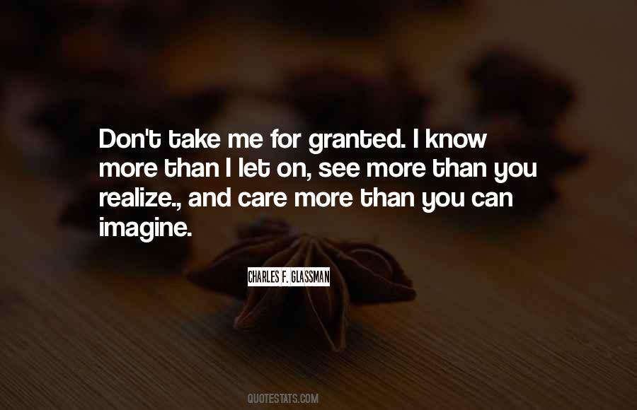 Caring More Than Others Quotes #752977