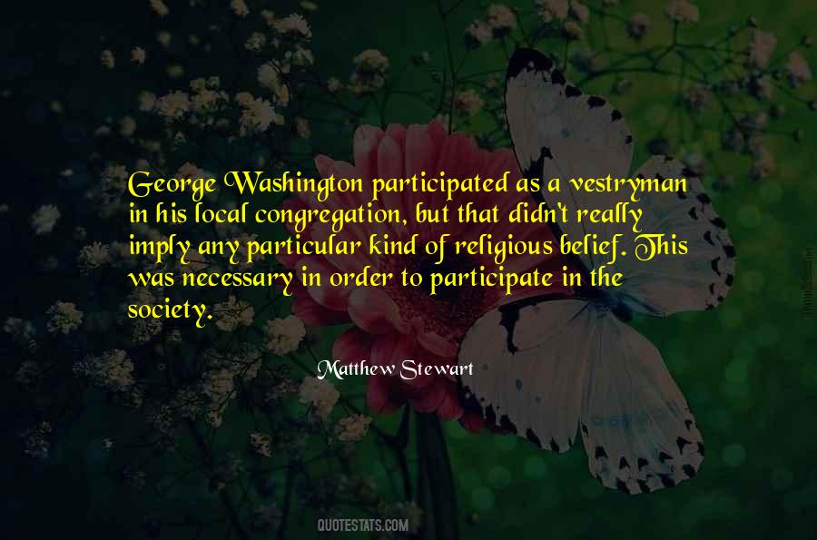 Quotes About Vestryman #295684
