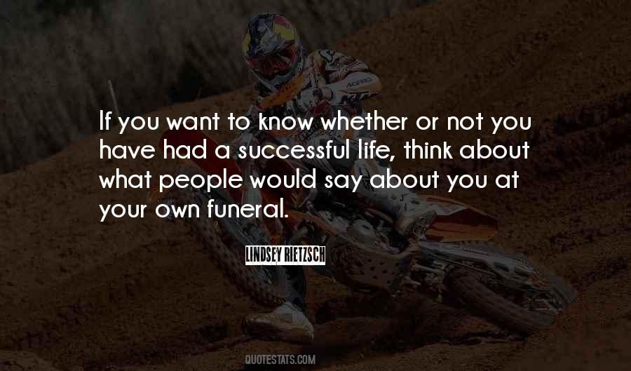 Quotes About Living A Successful Life #328119